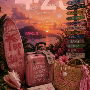 Tropicoqueta Wallpaper | Karol G Inspired Lock Screen | Summer Latina Vibes | iPhone & Android Wallpaper