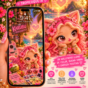 Karubu Tropicoqueta 🌺💕 | Wallpaper Tropical Cute